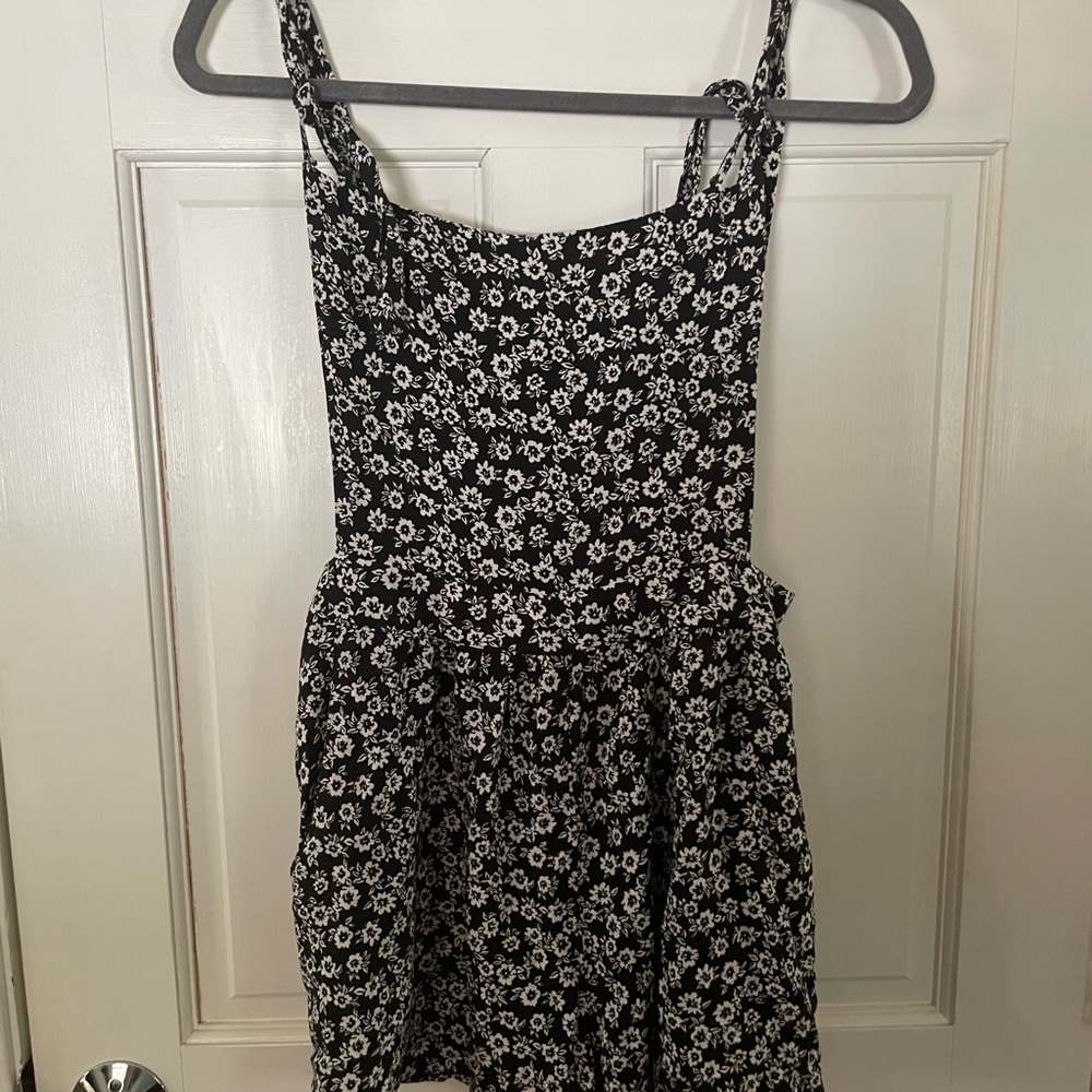 Lucy Love Black floral romper